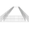 vidaXL Gabion Raised Bed Galvanized Steel 393.7"x39.4"x7.9" - 4 of 4