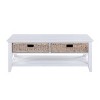 Treasure Trove Accents Cocktail Table Ocean Grove White - 2 of 4
