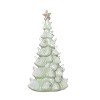 Transpac Stoneware 11.8 in. Green Christmas Coastal Light Up Tree - 3 of 4