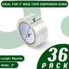 Itopfox Clear Packing Tape, 36 Rolls Heavy Duty Packaging Tape for Shipping, Moving, Sealing, Thicker Clear Tape, 65 Yards Per Roll, 2340 Total Yards - 3 of 4