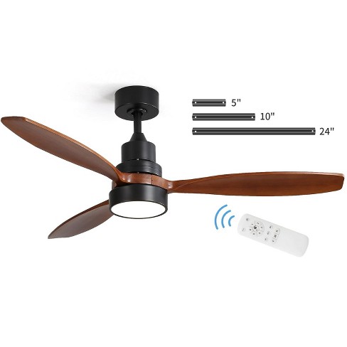 HOMLUX 52" Low Profile Ceiling Fan with Remote Control Reversible Motor - image 1 of 4