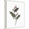 Amanti Art 16"x20" December Holly by Amanda Cook Framed Canvas Wall Art Print - 2 of 4