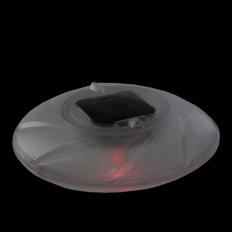 Pool Central Color Changing Solar Powered Floating Disc Pool Light - 7.5", 3 of 4