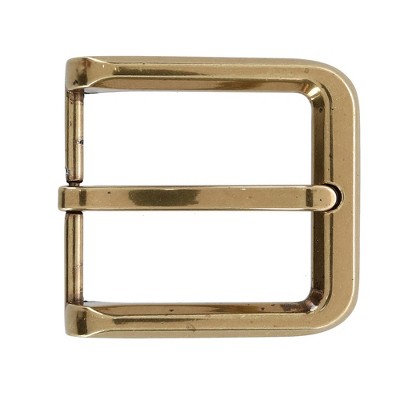 CTM Basic - Cintura In Pelle Uomo Nera - Larghezza 3,8 Cm - Fibbia Argento - Taglia M