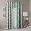Gracie Mills Ondine Contemporary Grommet Top Valance with Fretwork Print - 3 of 4