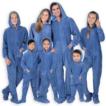 Footed Pajamas - Family Matching - Under The Sea Hoodie Chenille Onesie For Boys, Girls, Men and Women | Unisex