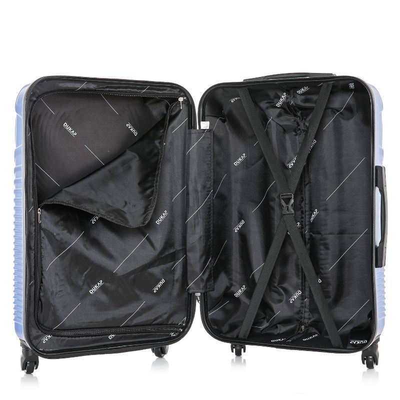 DUKAP Inception Lightweight Hardside Checked Spinner Luggage Set 3pc, 4 of 9
