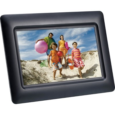 7&amp;amp;#34; Screen Polaroid Digital Photo Frame - Black