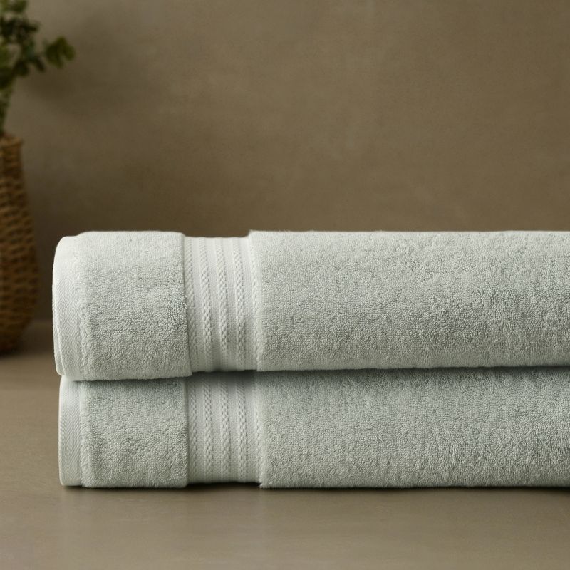 Fabdreams 2-Piece Certified Organic Cotton Bath Towel Set, 1 of 9