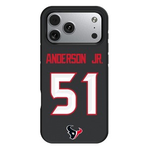 NFL Houston Texans Players Game Tactic Bump Cell Phone Case for Apple iPhone 17 Series - 1 of 4