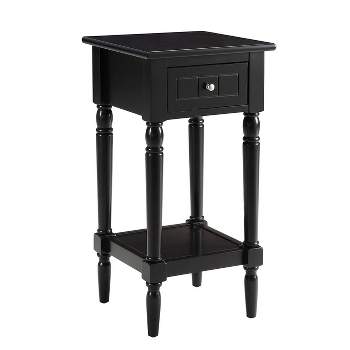 Breighton Home Provencal Countryside Mia Petite Accent Table with Drawer and Shelves