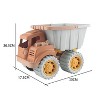 MyKids-USA Children's Wheat Straw Medium Beach Simulation Construction Vehicle Toy Blue 0-12Y - 3 of 4