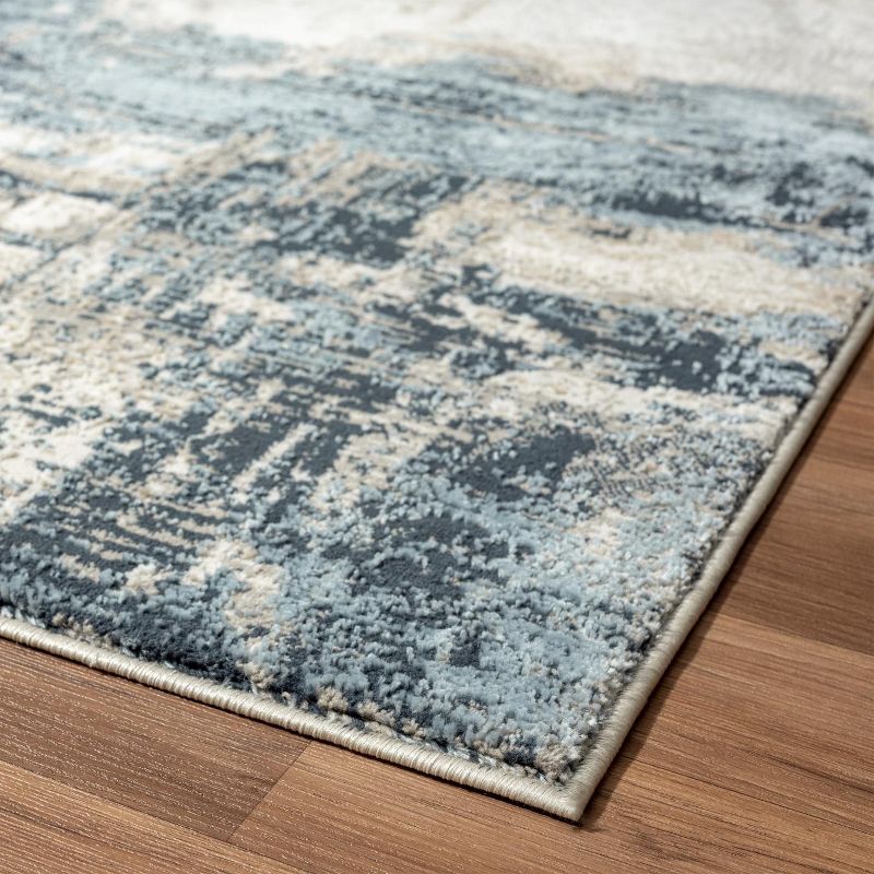 Luxe Weavers Distressed Abstract Area Rug, Non-Shedding Carpet, 4 of 13