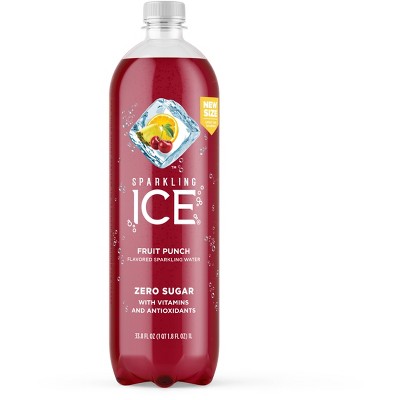 Sparkling Ice Fruit Punch Sparkling Beverage  - 1L Bottle