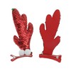 Unique Bargains Christmas Single Antlers Hair Clips for Christmas 1.97"x0.79"x4.72" 1 Pair - 4 of 4