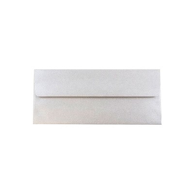 JAM Paper #10 Metallic Business Envelopes 4.125 x 9.5 Stardream Silver SD5360