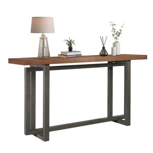 Gulches Narrow Console Table - Space-Saving, MDF Construction, 59" for Entryway, Living Room, Foyer - 1 of 4