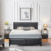 Twin/Full/Queen Size Bed Frame with Wood Headboard and Footboard, 14 Inch Platform Mattress Foundation, No Box Spring Needed Bed - 4 of 4