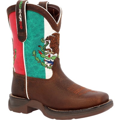 Kids Lil’ Rebel by Durango Little Kids’ Mexican Flag Western Boot
