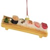 Cody Foster 2.0 Inch Deluxe Sushi Board Food Ornament Raw Fish Wasabi Tree Ornaments - 3 of 3