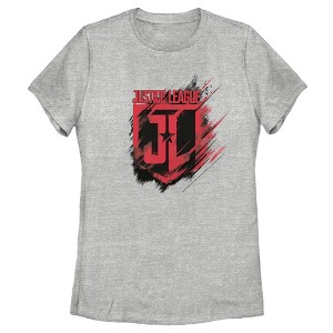 Women's Zack Snyder Justice League Paint Smear Logo T-Shirt - 1 of 4