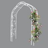 Garden Archway Outdoor Metal Gazebo, 8 Freely Adjustable Styles, Suitable For Weddings, Birthdays, Garden Parties, Plant Support, and Floral Archways - 4 of 4