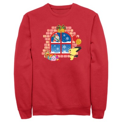 Men's Pokemon Christmas Window Sweatshirt