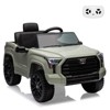 Electric Car for Kids, Licensed Toyota Tundra 12V Electric Truck, Off-Road Kids Car w/Remote, Spring Suspension & 3 Speeds, LED Headlights - 3 of 4