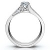 Pompeii3 1Ct Engagement Wedding Ring Set 14k Gold or Platinum Lab Created - 2 of 4