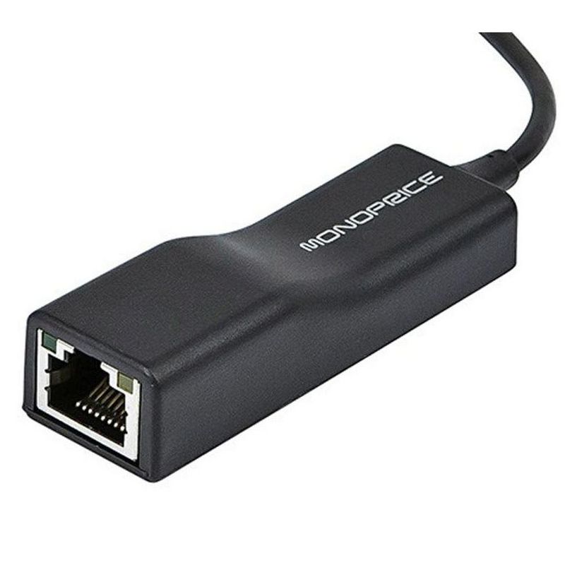 Monoprice Low Power USB 2.0 Fast Ethernet Adapter For PC, Mac Desktop Or Laptop Computer, Supports Full & Half-Duplex Operations, 2 of 5