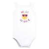 Hudson Baby Infant Girls Bodysuit, Short and Sock, Hello Sunshine Sunglasses - 4 of 4