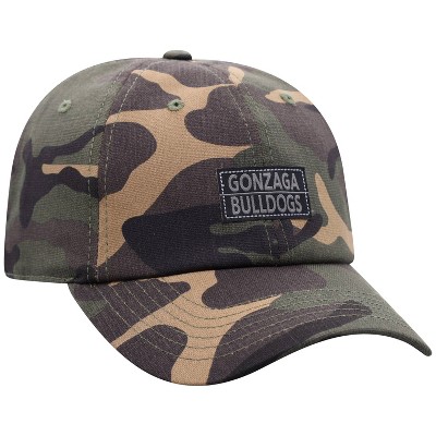  NCAA Gonzaga Bulldogs Men's Camo Washed Relaxed Fit Hat 