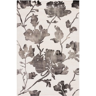Dip Dye Ddy716 Hand Tufted Area Rug - Ivory/charcoal - 5'x8' - Safavieh ...