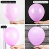 PartyWoo Balloons Pink Lilac Pastel Purple 12 Inch 50 pcs - 2 of 4