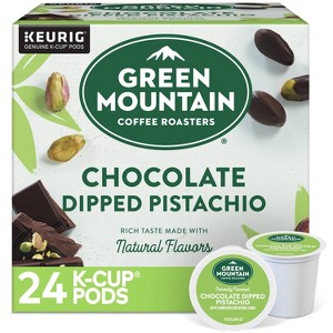 Green Mountain Chocolate Dipped Pistachio Light Roast Coffee Pods - 7.9oz/24ct - 1 of 4