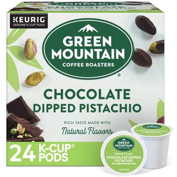 Green Mountain Chocolate Dipped Pistachio Light Roast Coffee Pods - 7.9oz/24ct