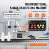 VEVOR Liquid Filling Machine, 10-4000ml Filling Capacity, Automatic Bottle Filler Machine Bottling Machine Digital Control for Milk, Water, Silver - 3 of 4