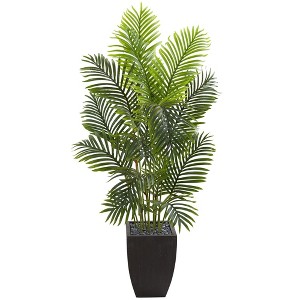 Nearly Natural 5.5-ft Paradise Palm Artificial Tree in Square Planter - 1 of 1