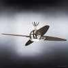 Urban Ambiance Luxury Modern Indoor Ceiling Fan,  14.5"H x 54"W,  Brushed Nickel, UHP9191 - 4 of 4