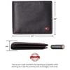 Alpine Swiss Men’s Spencer RFID Leather Wallet – Bifold with Flip ID, Divided Bill Section & Gift Box - 3 of 4