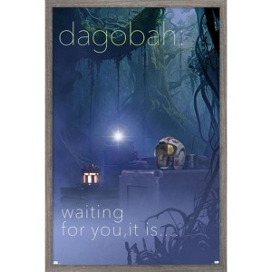 Trends International Star Wars: Dagobah - Visit Dagobah by Russell Walks 23 Framed Wall Poster Prints - 1 of 4