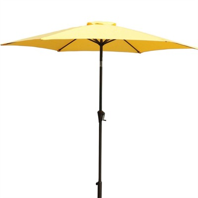 9' Aluminum Outdoor Patio Umbrella with Carry Bag - Wellfor