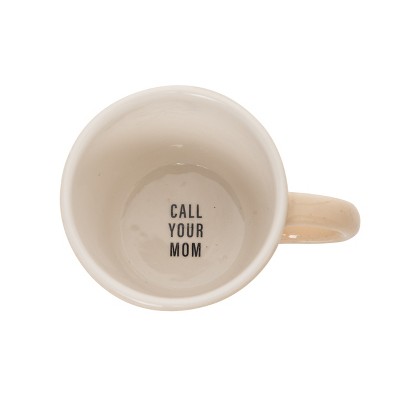 Totalee Gift Call Your Mom Friendly Reminder Mug Ceramic 9.5 oz