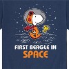 Men's - Peanuts - Snoopy Space Beagle Astronaunt Short Sleeve Graphic T-Shirt - 2 of 4