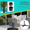 Outdoor Universal Cross Brace Stand for Small Offset Umbrella or Large Market Umbrella - 4 of 4