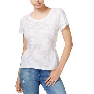 maison Jules Womens Metallic Embellished T-Shirt - 1 of 1