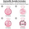 Big Dot of Happiness Last Rodeo - 4 Pink Cowgirl Bridal Shower Games - 10 Cards Each - Gamerific Bundle - 3 of 4