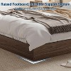 Nasitip Wood Bed Frame, Floor Standing Bed Frame with Wooden Slat,No Box Spring Needed,Modern Minimalist Bedroom Furniture for Apartments, Dorms - 3 of 4