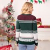 Pullover Christmas Sweaters for Women Long Sleeve Crew Neck Sweater with Snowflakes Pattern Sweater Jacquard Knit Sweater - 2 of 4