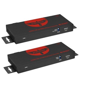 Monoprice Blackbird 18G HDBaseT 120M 4K60 Extender with KVM USB2.0 - 1 of 4